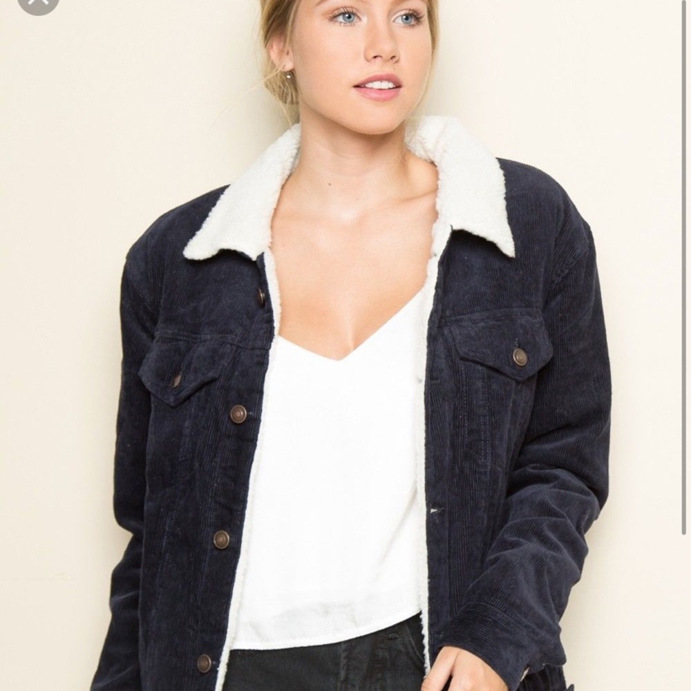 Elisha Corduroy lined Sherpa Jacket